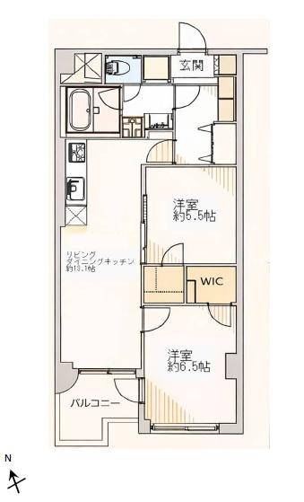 ネオハイツ内本町 間取図・土地図