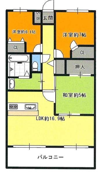 グランアッシュ住之江 間取図・土地図
