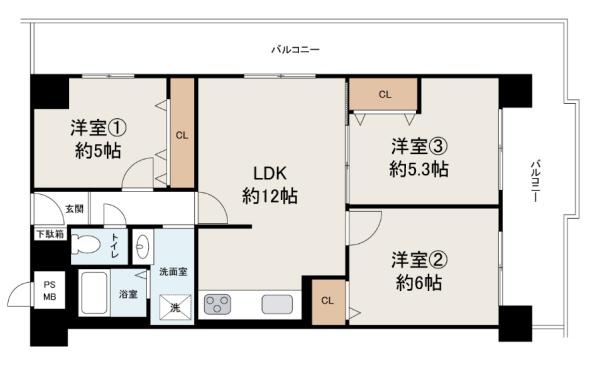 朝日プラザ松原Ⅱ 間取図・土地図