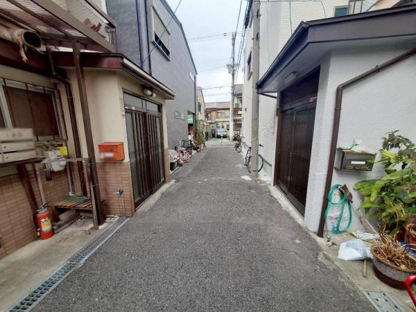大阪市東住吉区住道矢田9丁目　中古テラスハウス 現地写真（前面道路含む現地写真）