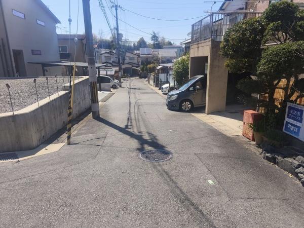 京都市伏見区日野奥出　建築条件無売土地 現地写真（前面道路含む現地写真）