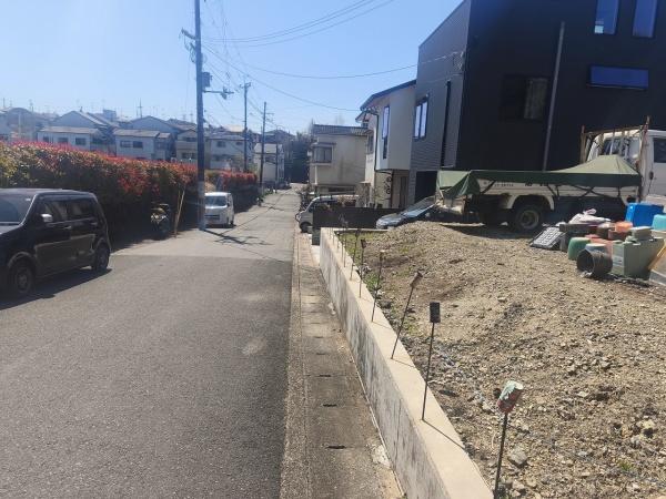 京都市伏見区日野奥出　建築条件無売土地 現地写真（前面道路含む現地写真）