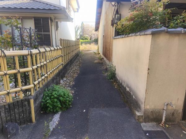 京都市右京区嵯峨柳田町　建築条件無売土地 現地写真