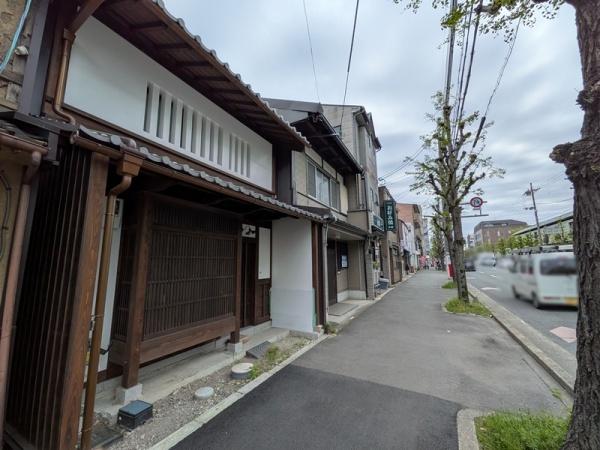 京都市中京区聚楽廻松下町　新築戸建 現地写真（前面道路含む現地写真）