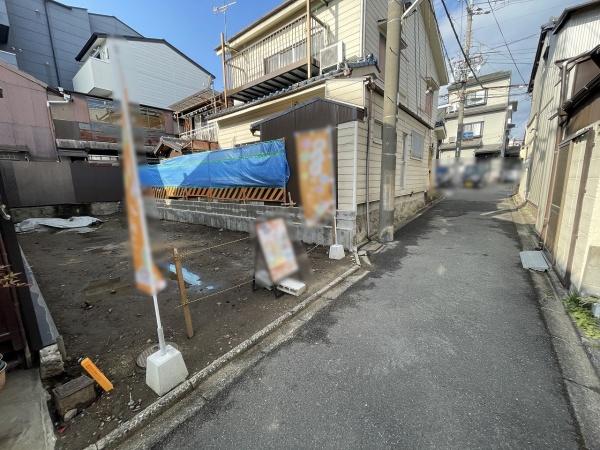 京都市北区紫野中柏野町　新築戸建 現地写真（前面道路含む現地写真）