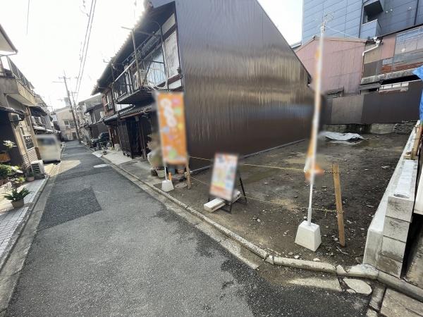 京都市北区紫野中柏野町　新築戸建 現地写真（前面道路含む現地写真）