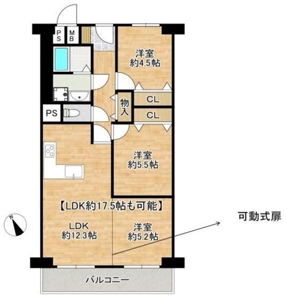 とがグリーンハイツ 間取図・土地図