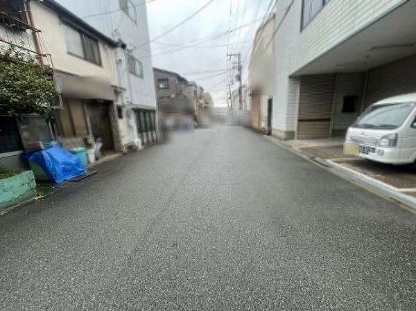 大阪市港区弁天3丁目　中古テラスハウス 現地写真（前面道路含む現地写真）