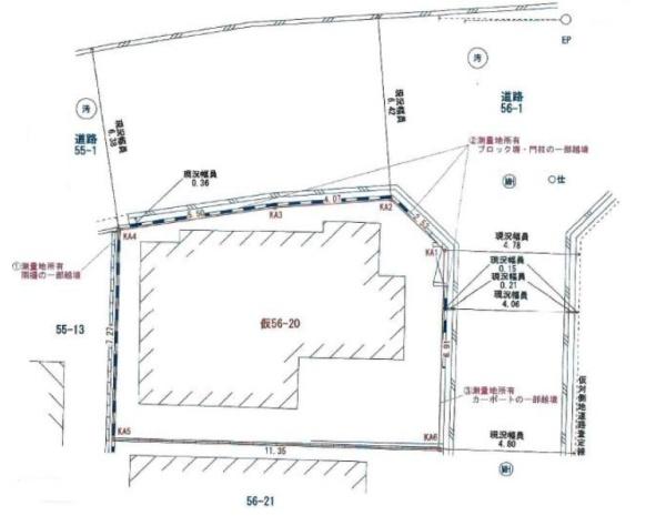 藤井寺市御舟町　売土地 間取図・土地図