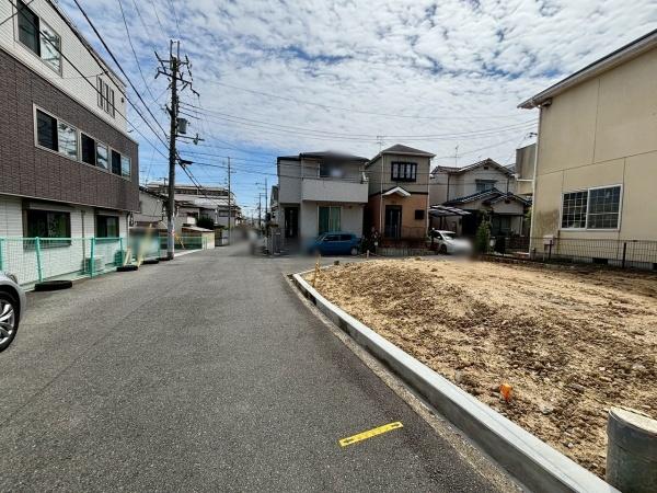 藤井寺市御舟町　売土地 現地写真（前面道路含む現地写真）