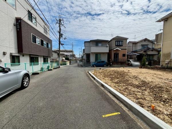藤井寺市御舟町　売土地 現地写真（前面道路含む現地写真）
