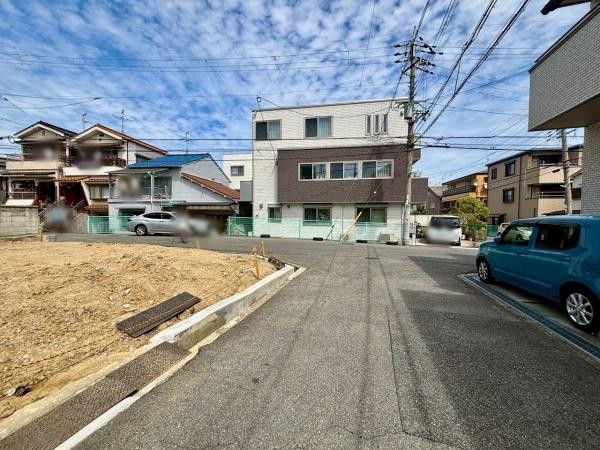 藤井寺市御舟町　売土地 現地写真（前面道路含む現地写真）