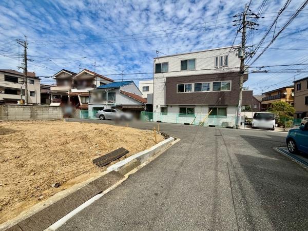 藤井寺市御舟町　売土地 現地写真（前面道路含む現地写真）