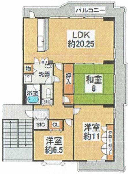 御池台第3次住宅 間取図・土地図