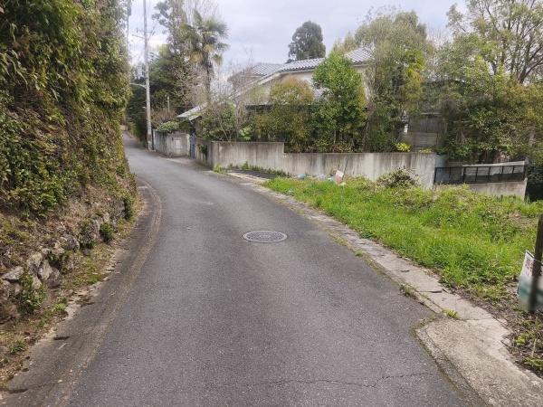 京都市北区大宮釈迦谷　建築条件無売土地 現地写真（前面道路含む現地写真）
