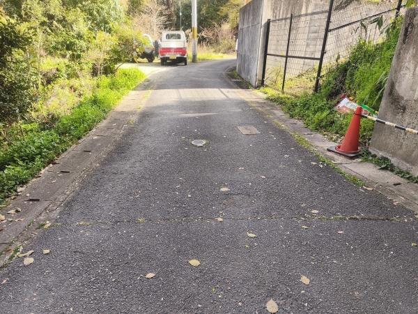 京都市北区大宮釈迦谷　建築条件無売土地 現地写真（前面道路含む現地写真）