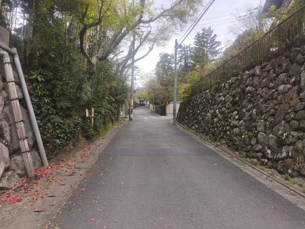 京都市北区大宮釈迦谷　建築条件無売土地 現地写真（前面道路含む現地写真）