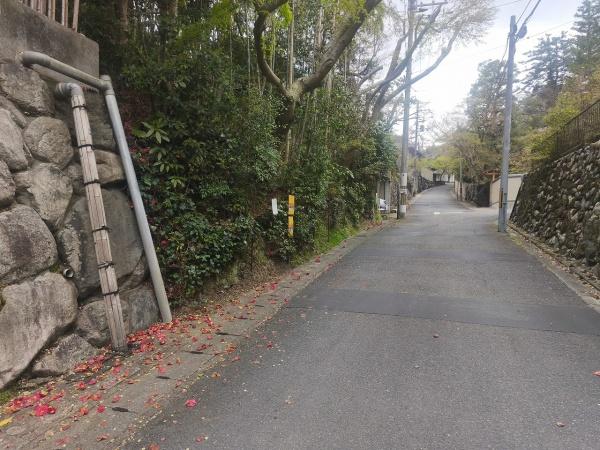 京都市北区大宮釈迦谷　建築条件無売土地 現地写真（前面道路含む現地写真）