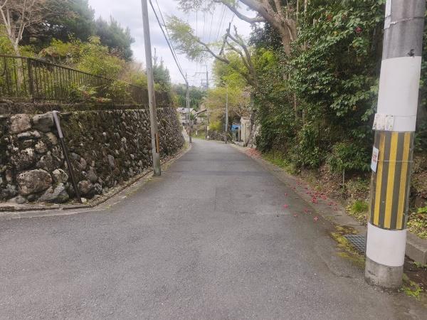 京都市北区大宮釈迦谷　建築条件無売土地 現地写真（前面道路含む現地写真）