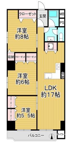 新大阪第一ダイヤモンドマンション 間取図・土地図