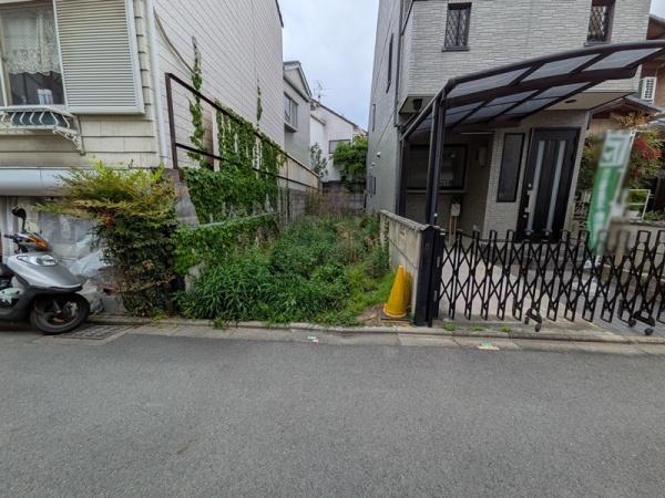 京都市北区等持院西町　建築条件無売土地 現地写真