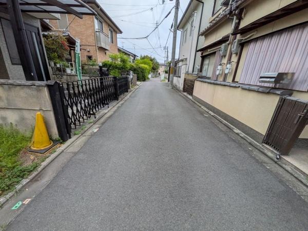 京都市北区等持院西町　建築条件無売土地 現地写真（前面道路含む現地写真）