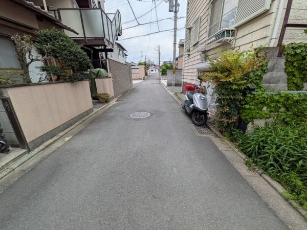 京都市北区等持院西町　建築条件無売土地 現地写真（前面道路含む現地写真）