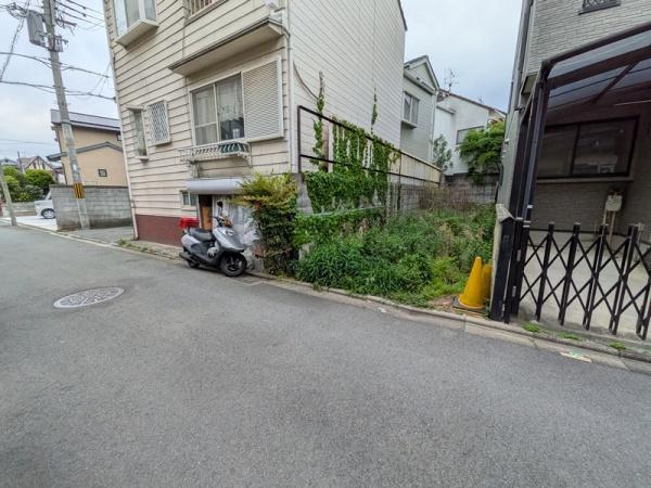 京都市北区等持院西町　建築条件無売土地 現地写真