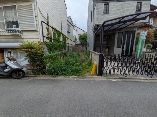 京都市北区等持院西町　建築条件無売土地 現地写真
