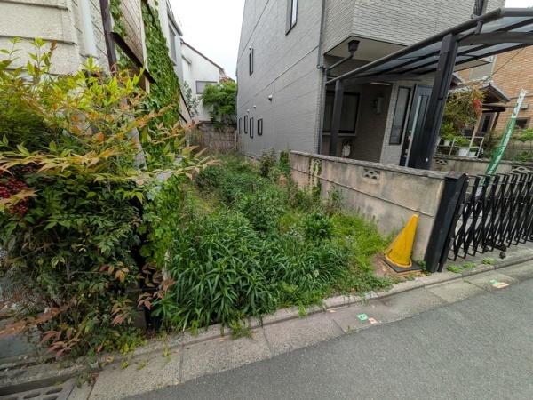 京都市北区等持院西町　建築条件無売土地 現地写真