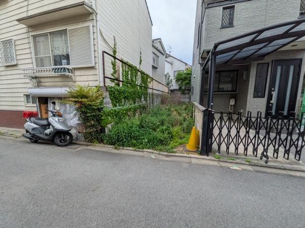京都市北区等持院西町　建築条件無売土地 現地写真