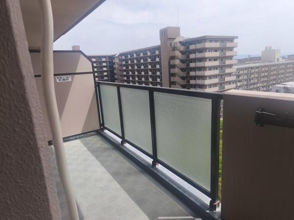 サンシティ西京極1番館 現地写真（バルコニー）