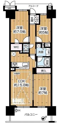リバーガーデンECOシティアリスの森 間取図・土地図