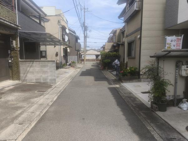 京都市右京区梅津中村町　中古戸建 現地写真（前面道路含む現地写真）