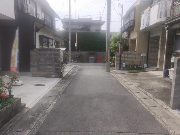 京都市右京区梅津中村町　中古戸建 現地写真（前面道路含む現地写真）