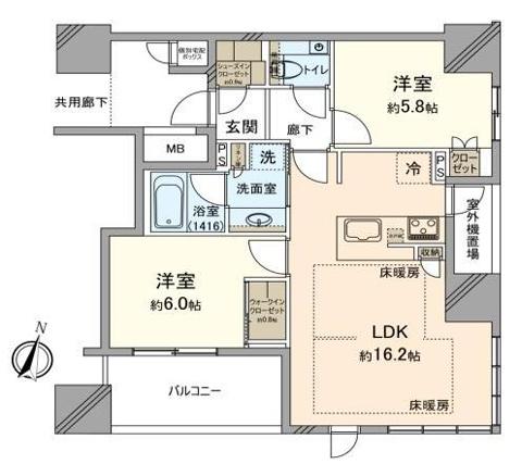ザ・パークハウス大阪梅田タワー 間取図・土地図