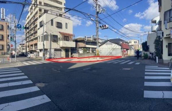 松原市天美東9丁目2号棟　新築戸建 現地写真（前面道路含む現地写真）