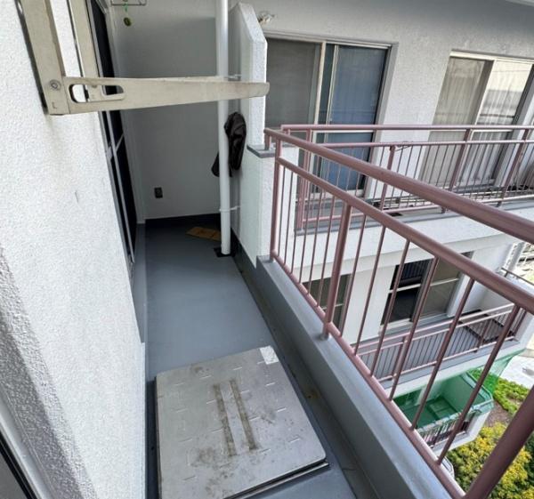 大手前ストークマンション 現地写真（バルコニー）