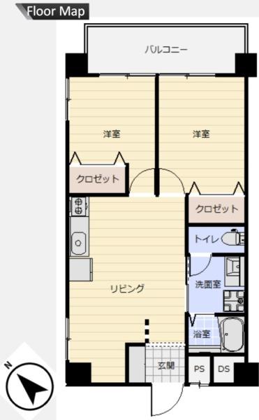 淡路第2ダイヤモンドハイム 間取図・土地図