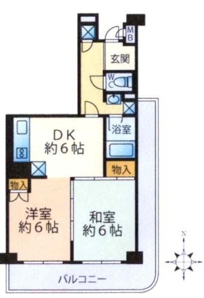 長居公園スカイハイツ 間取図・土地図