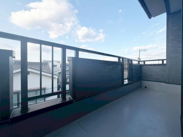 大阪府大阪市東住吉区湯里４丁目 現地写真（バルコニー）