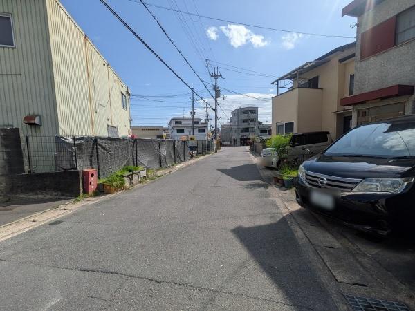 京都市左京区一乗寺東杉ノ宮町　古家付売土地 現地写真（前面道路含む現地写真）
