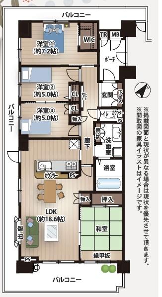 リバーガーデンこのはな 間取図・土地図