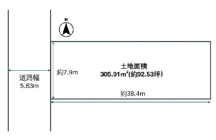 京都市東山区山崎町　建築条件無売土地 間取図・土地図