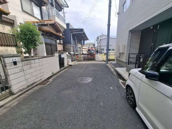 藤井寺市小山8丁目　中古テラスハウス 現地写真（前面道路含む現地写真）