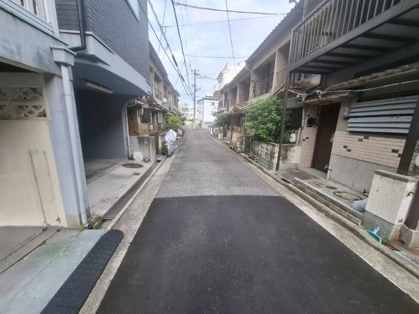 堺市北区大豆塚町2丁　中古戸建 現地写真（前面道路含む現地写真）