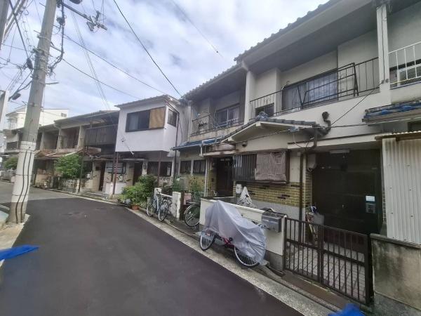 堺市北区大豆塚町2丁　中古戸建 現地写真（前面道路含む現地写真）