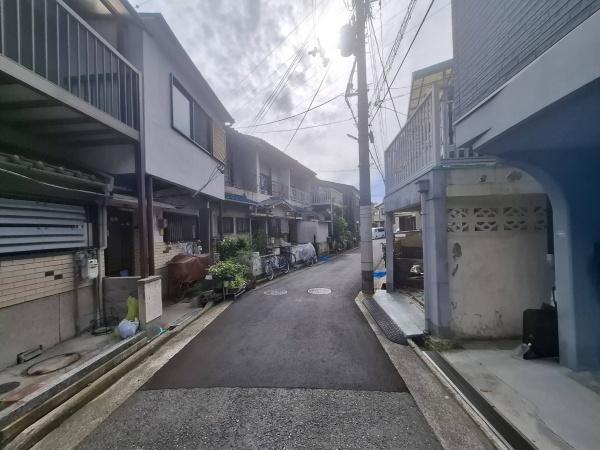 堺市北区大豆塚町2丁　中古戸建 現地写真（前面道路含む現地写真）