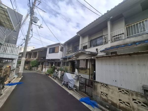 堺市北区大豆塚町2丁　中古戸建 現地写真（前面道路含む現地写真）