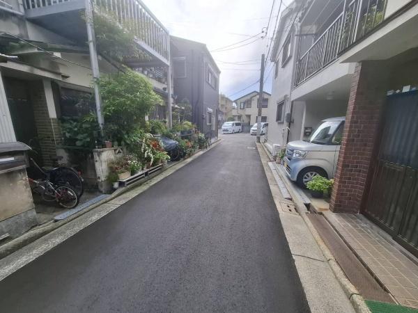 堺市北区大豆塚町2丁　中古戸建 現地写真（前面道路含む現地写真）